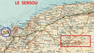 ORANIE PLATEAU DU SERSOU - BURDEAU - CULTURE BLE ET LENTILLES PAR P. JARRIGE